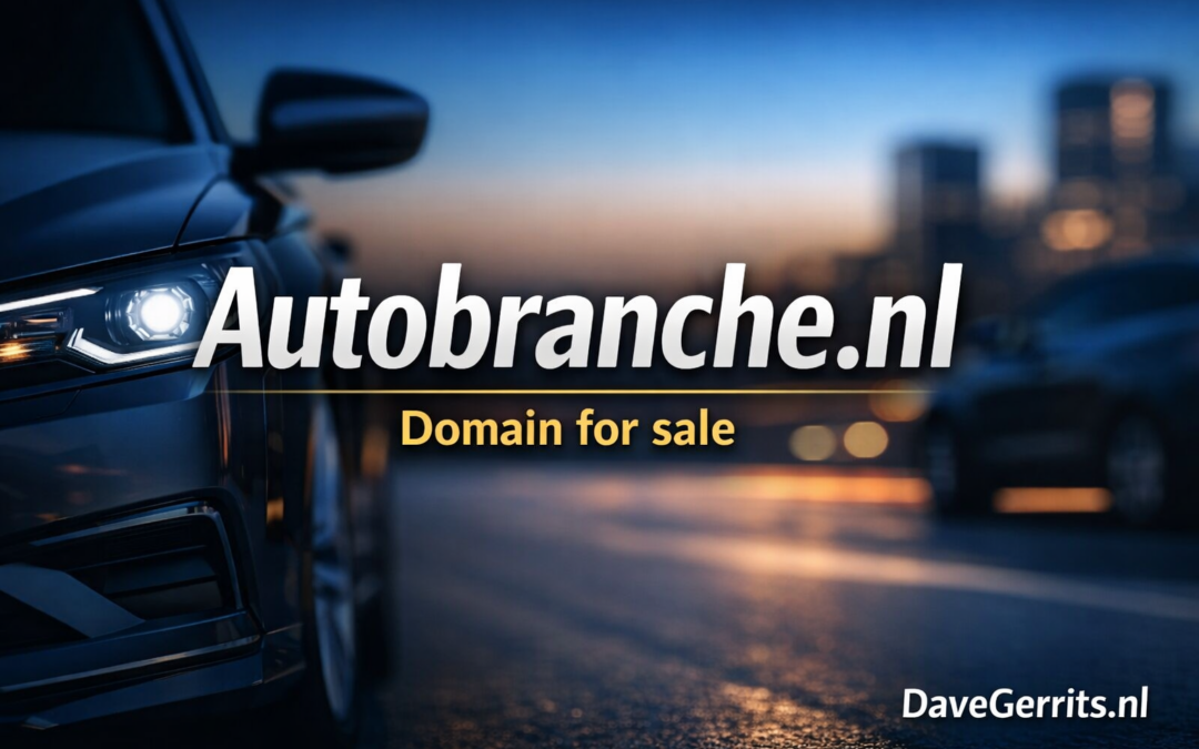 Premium domeinnaam te koop: Autobranche.nl