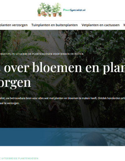 plantspecialist.nl website